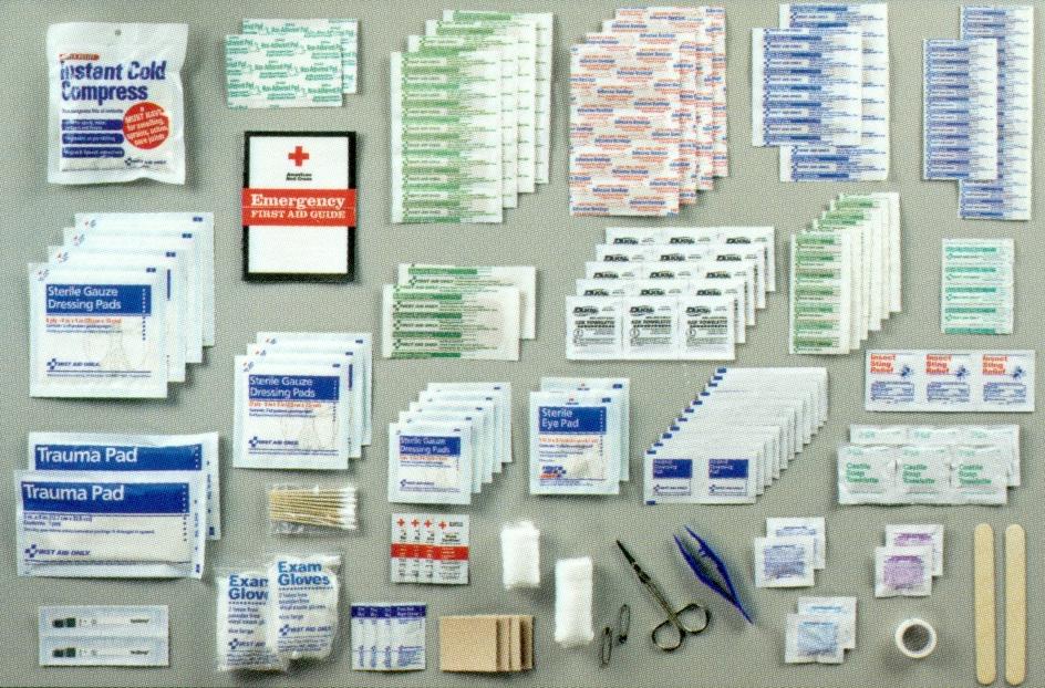 First Aid Kit contents