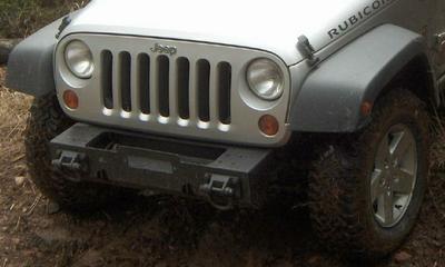 Rugged Ridge XHD Modular Front Bumper installed image