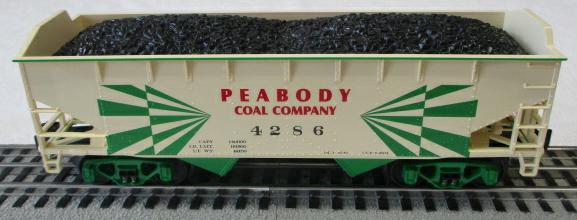 Peabody Coal 2-Bay Offset Hopper Car image