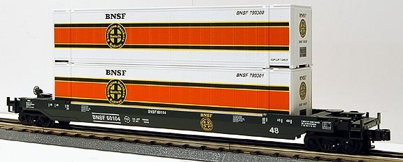 BNSF Husky Stack Car with (2) Containers image