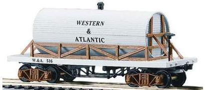 Western & Atlantic Wooden Tank Car - 19th Century image