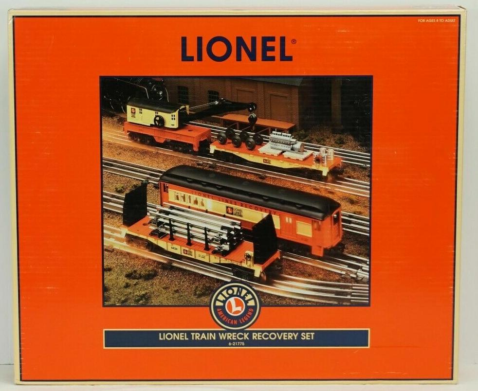 Lionel Lines Train Wreck Recovery Set box image