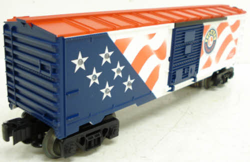 U.S. Flag Lighted Box Car image