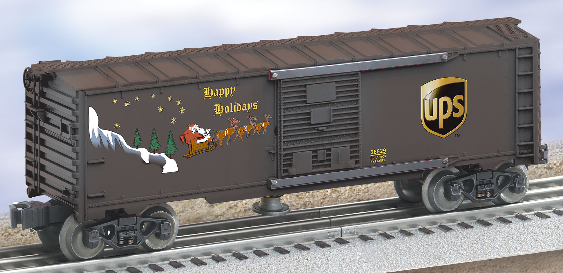 UPS® Holiday Operating Boxcar image