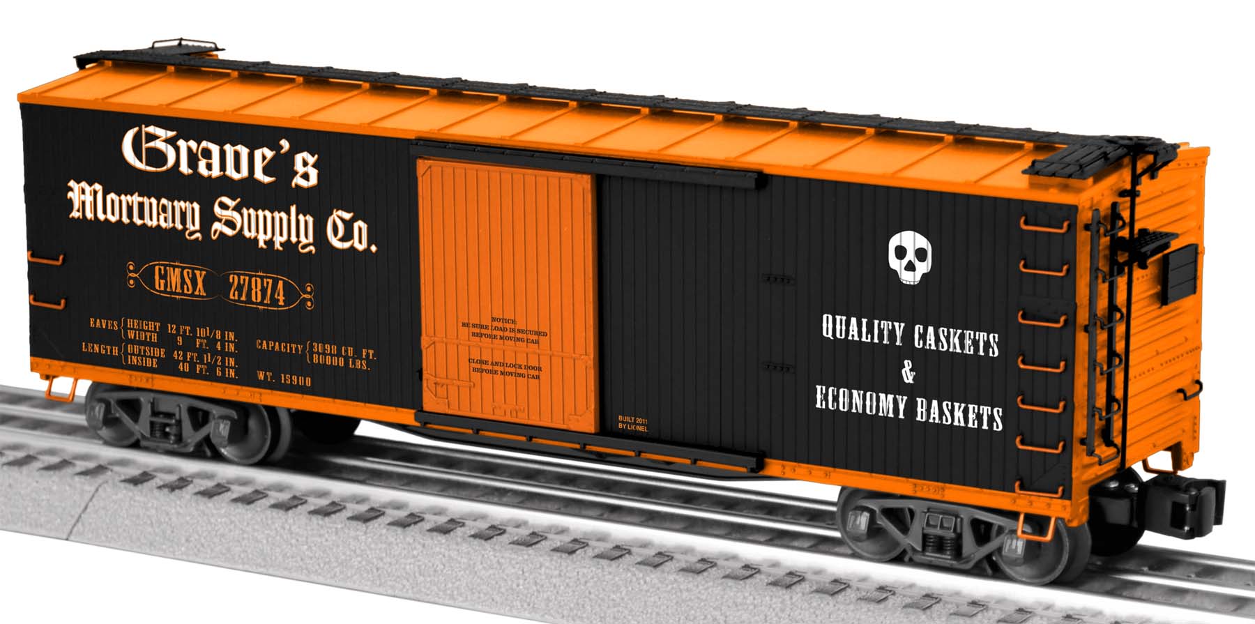 Grave's Mortuary Double-Sheathed Boxcar image