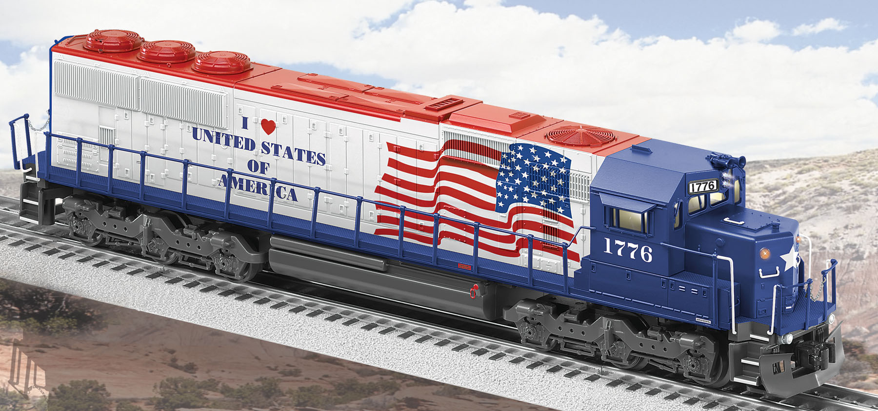 I Love U.S.A. Conventional SD60 Locomotive image