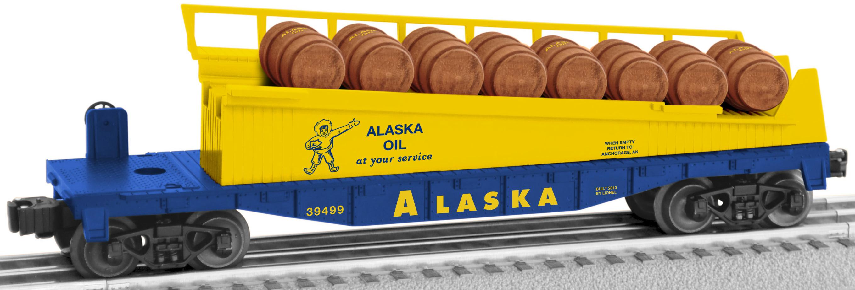 Alaska Oil Barrel Ramp Flatcar image