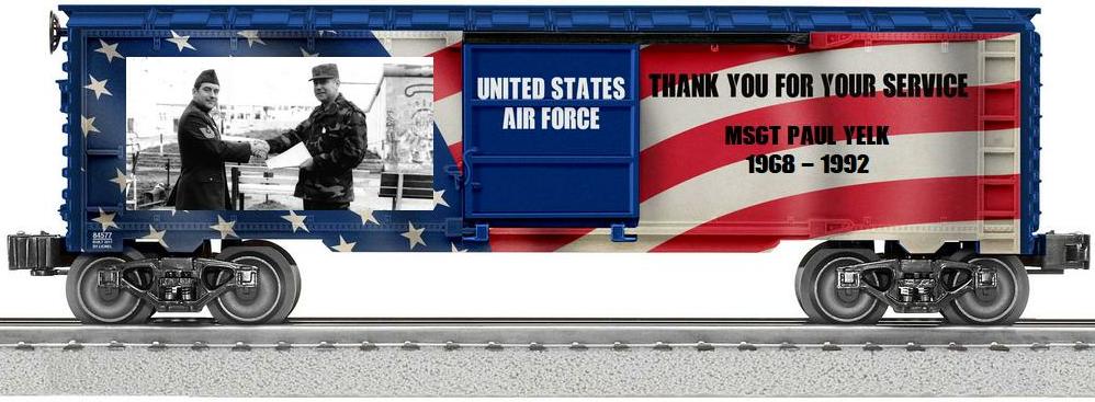 United States Air Force Personalized Boxcar image