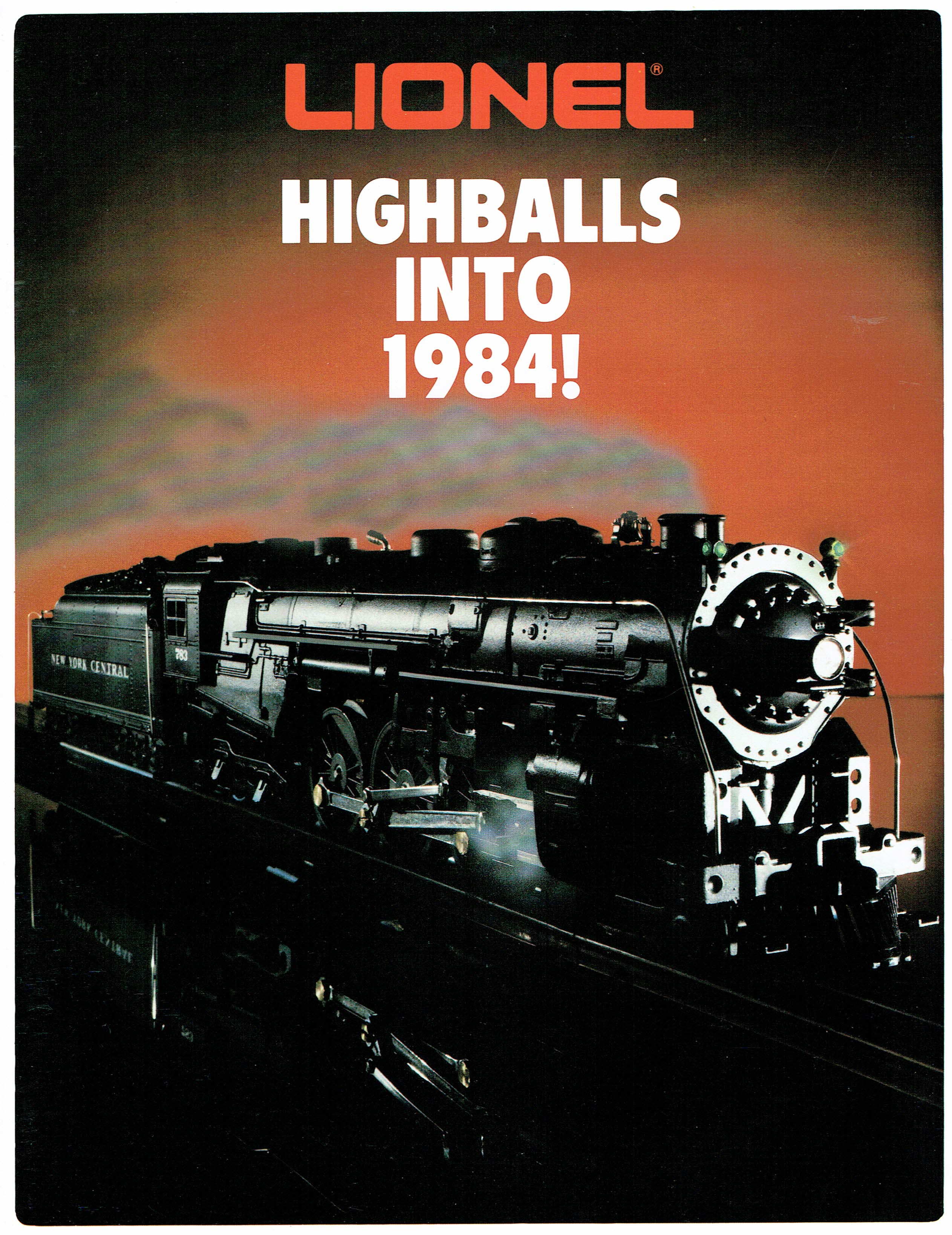 Lionel Highballs Into 1984! Flier image