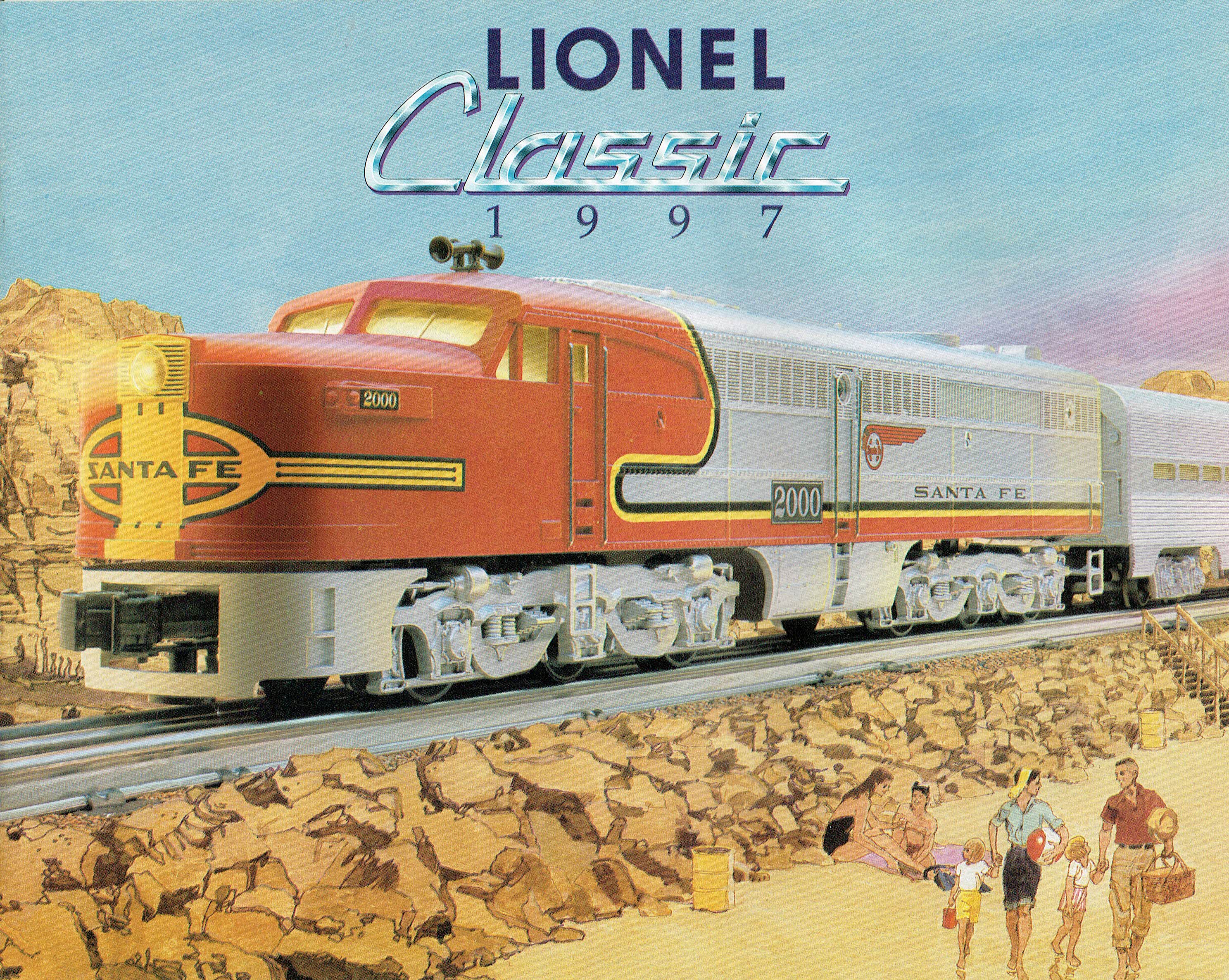 Lionel 1997 Classic (Santa Fe on cover) Catalog image