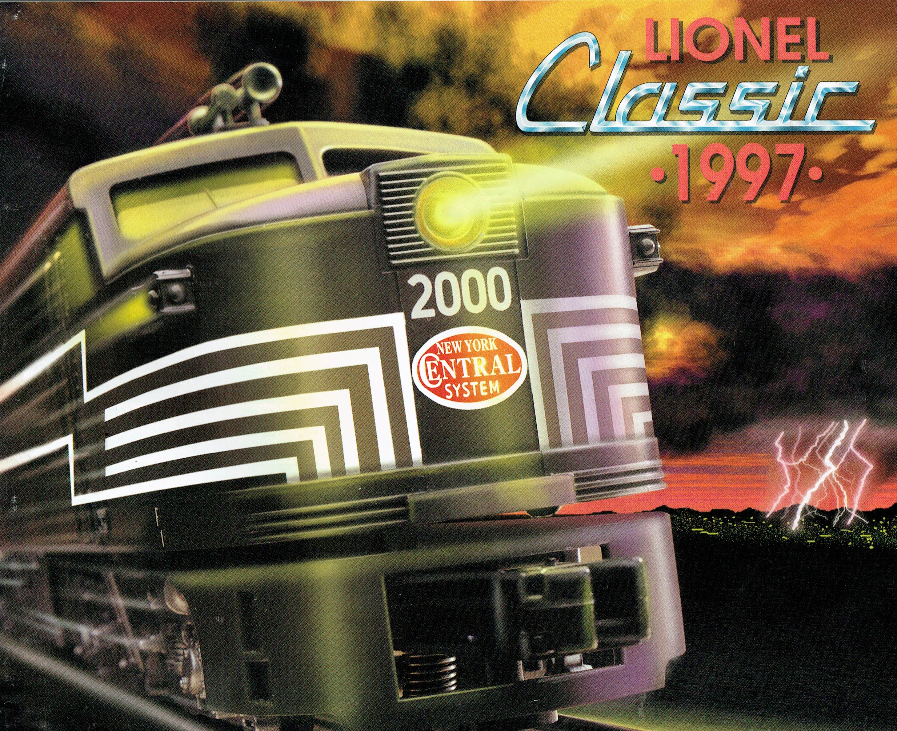 Lionel 1997 Classic (NYC diesel on cover) Catalog image