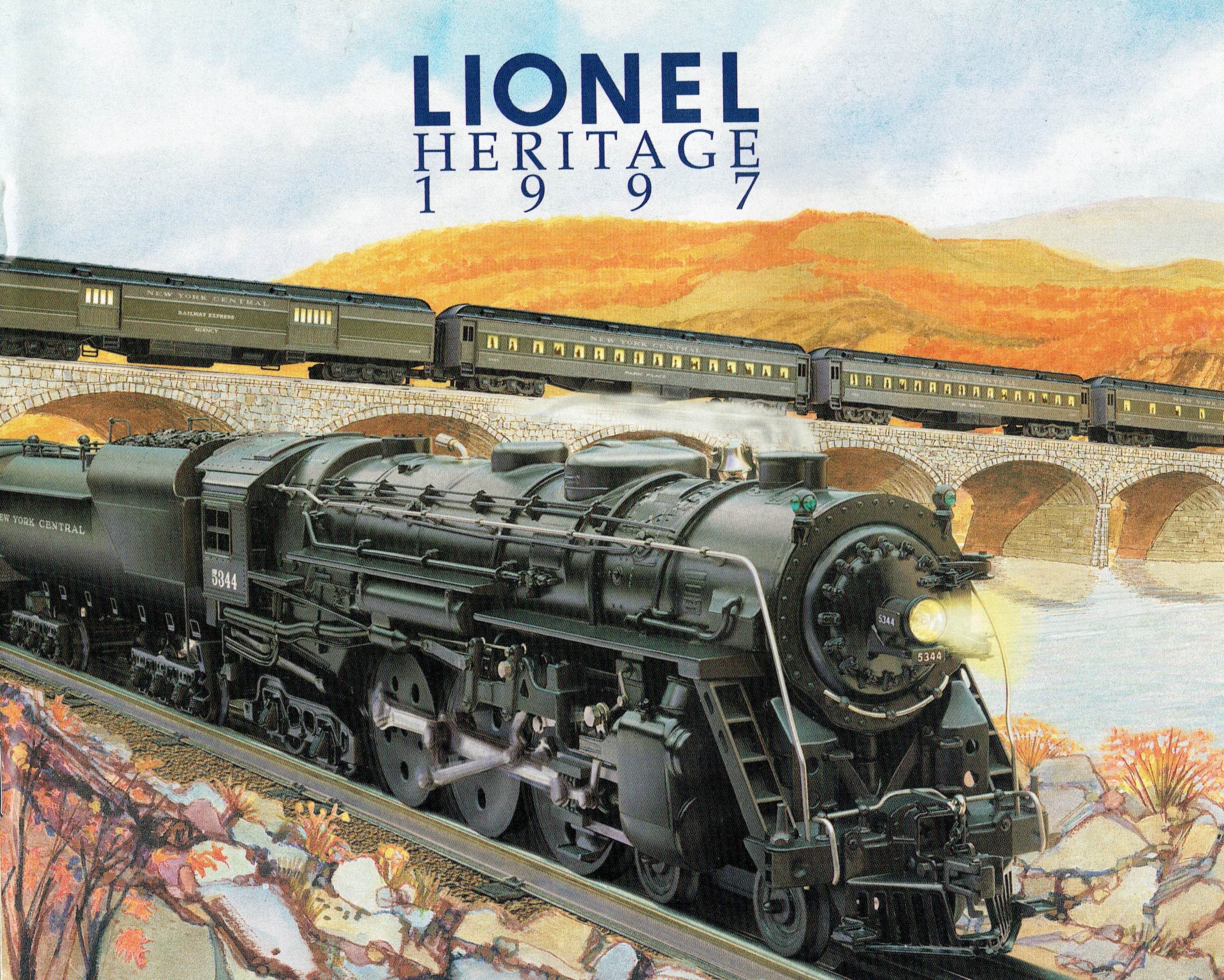 Lionel 1997 Heritage (NYC steam on cover) Catalog image