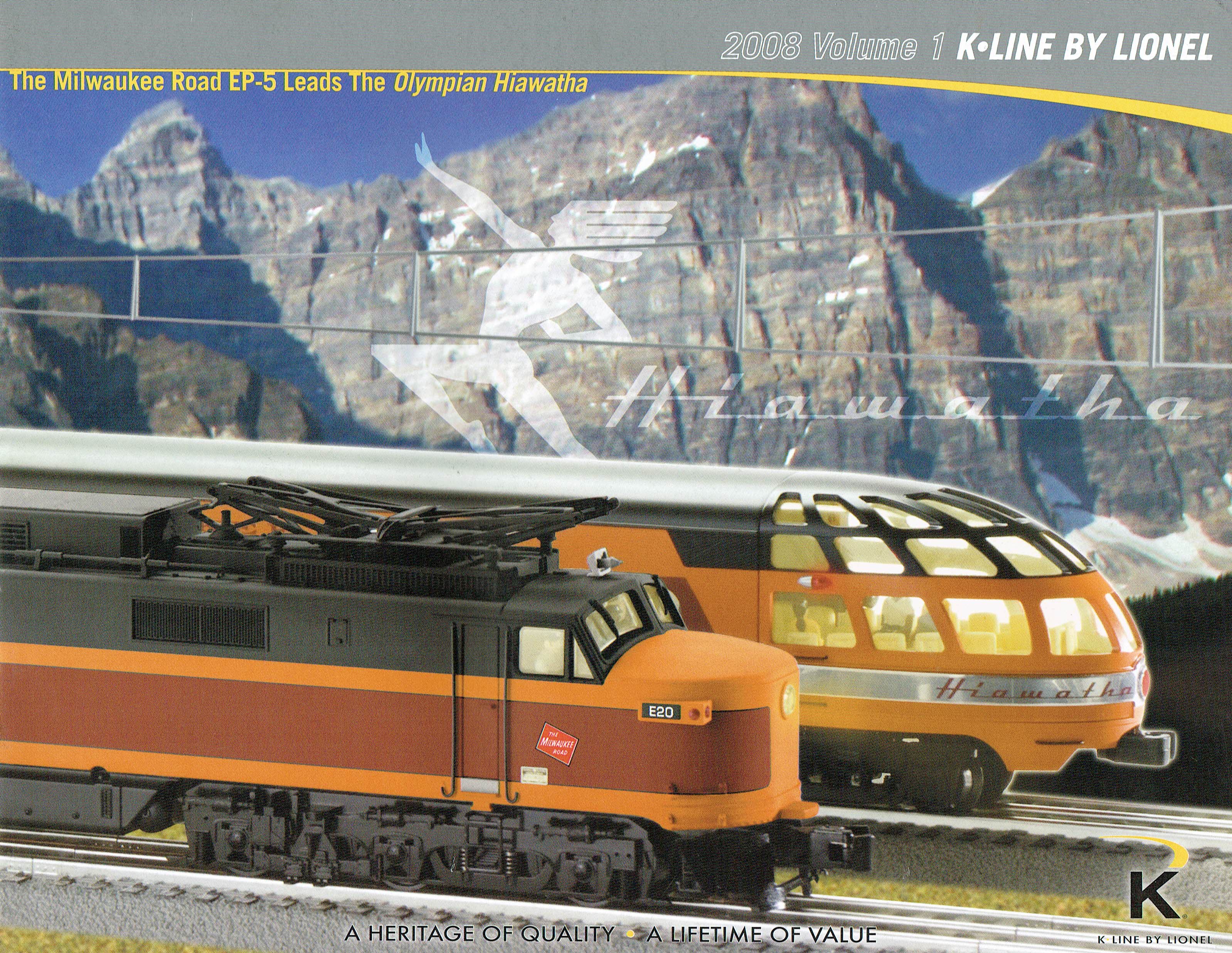 K-Line by Lionel 2008 Volume 1 Catalog image