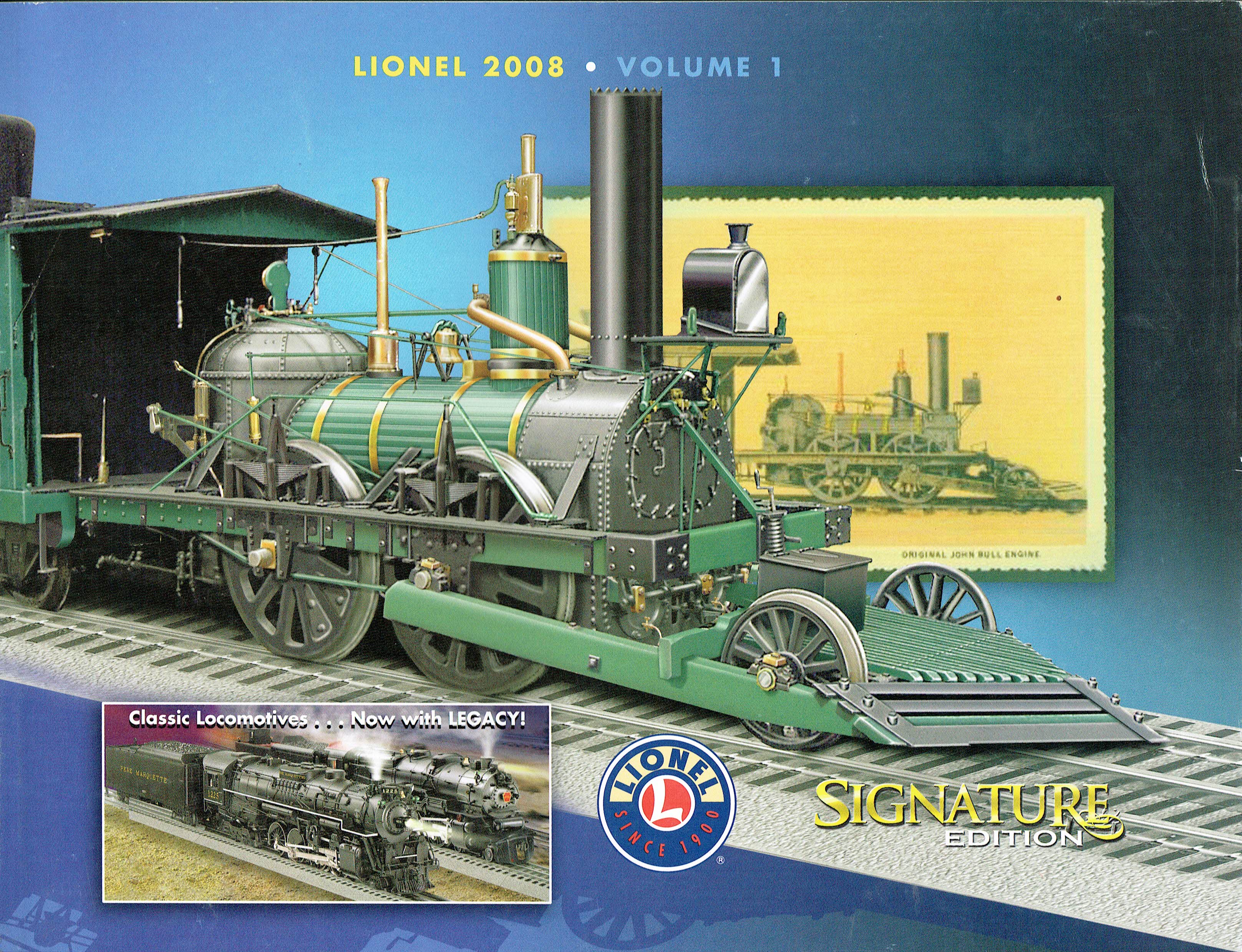 Lionel 2008 Volume 1 Signature Edition Catalog image