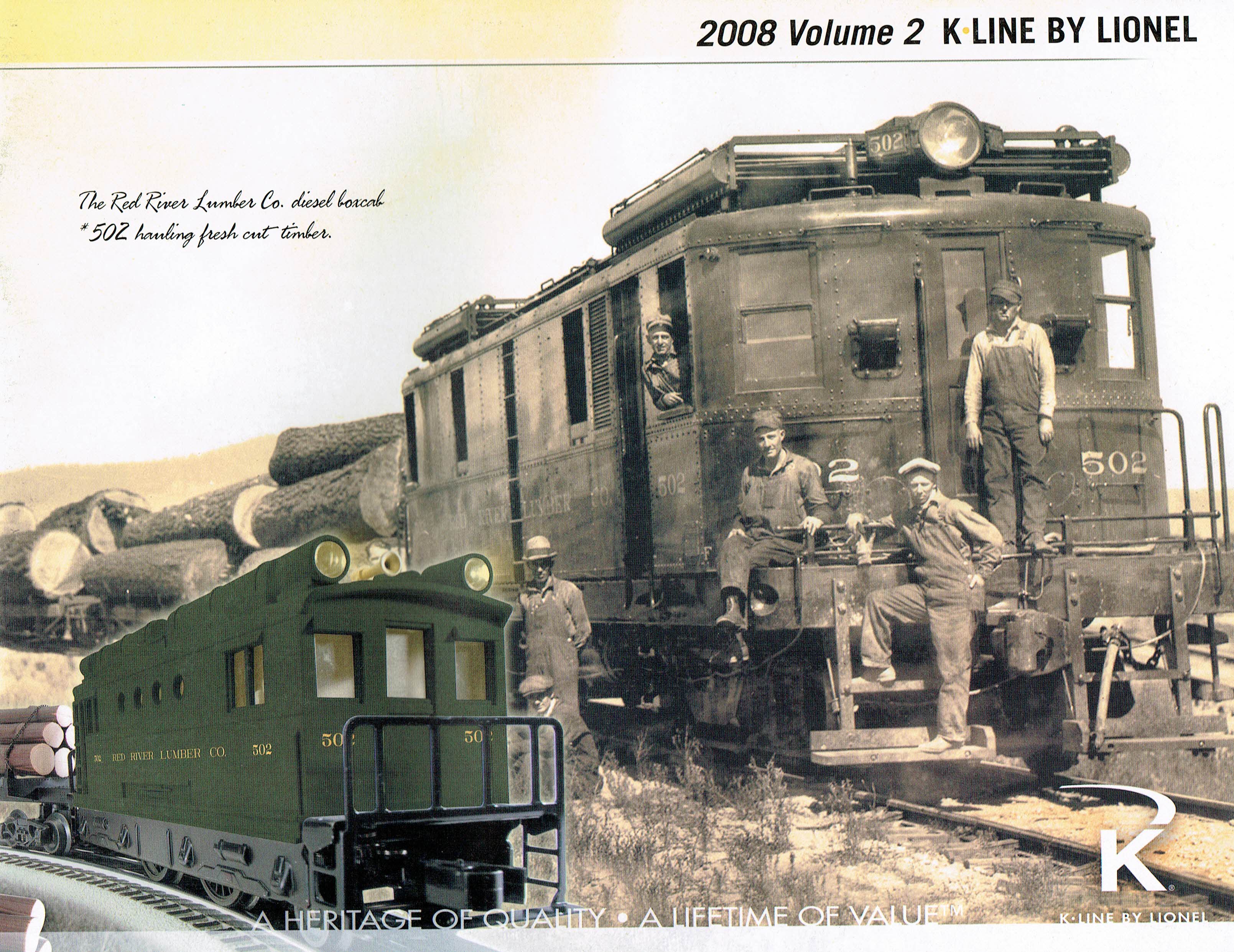K-Line by Lionel 2008 Volume 2 Catalog image