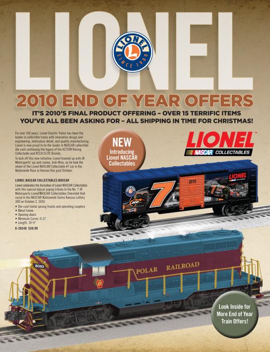 Lionel 2010 End of Year Offers Flier image