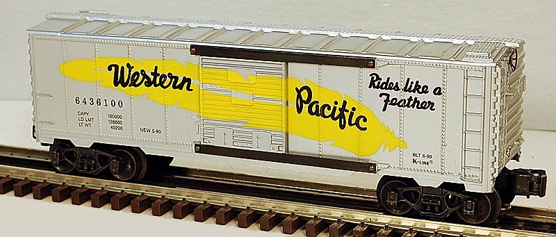 Western Pacific Feather Route Classic Box Car (Yellow Feather) image