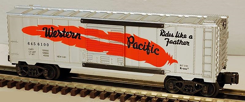 Western Pacific Feather Route Classic Box Car (Orange Feather) image