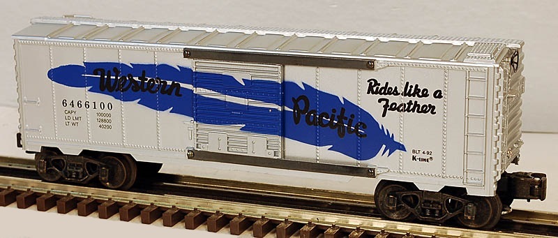 Western Pacific Feather Route Classic Box Car (Blue Feather) image