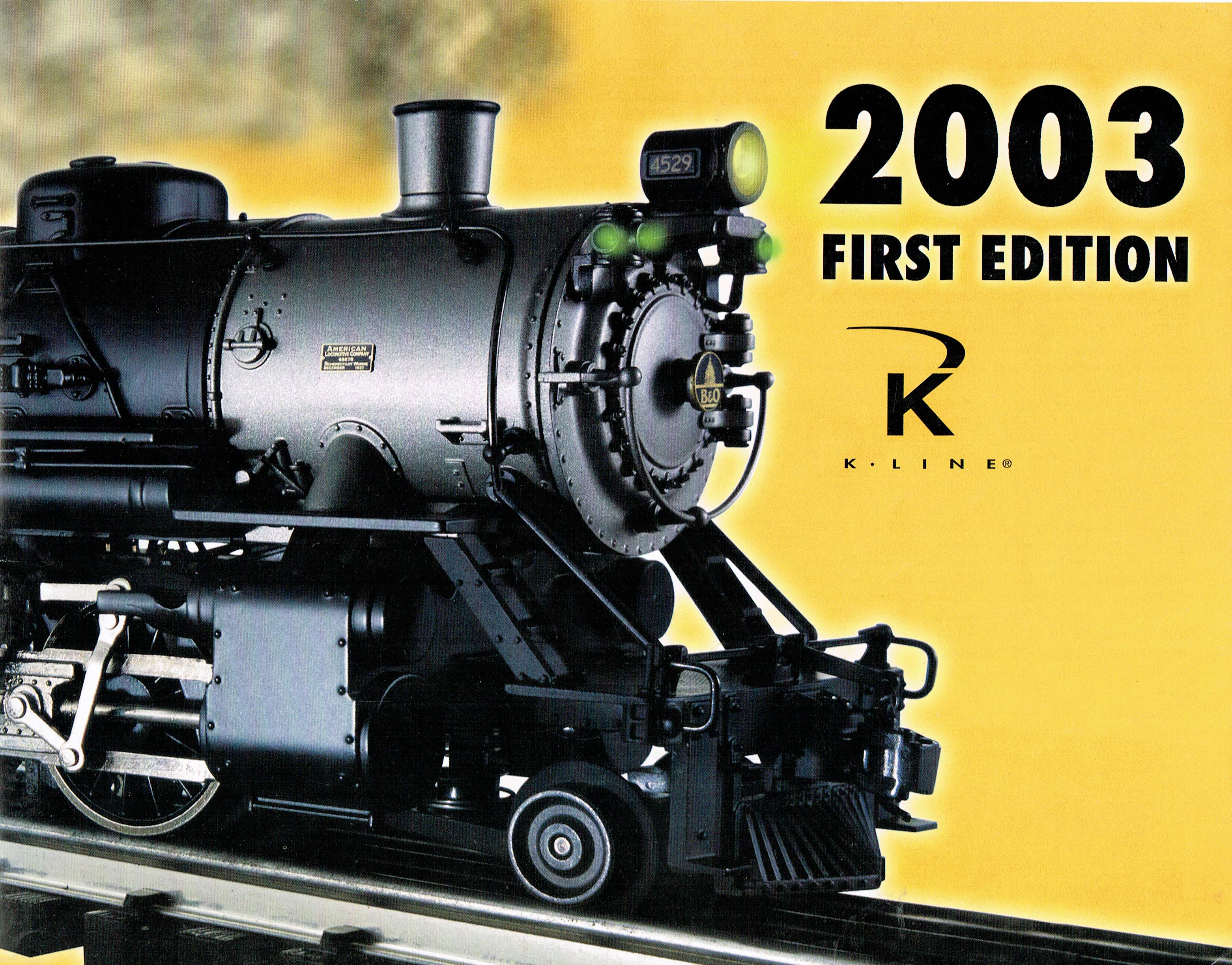 K-Line 2003 First Edition Catalog image