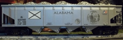 Alabama State Quarter Die Cast 4-Bay Hopper Bank image