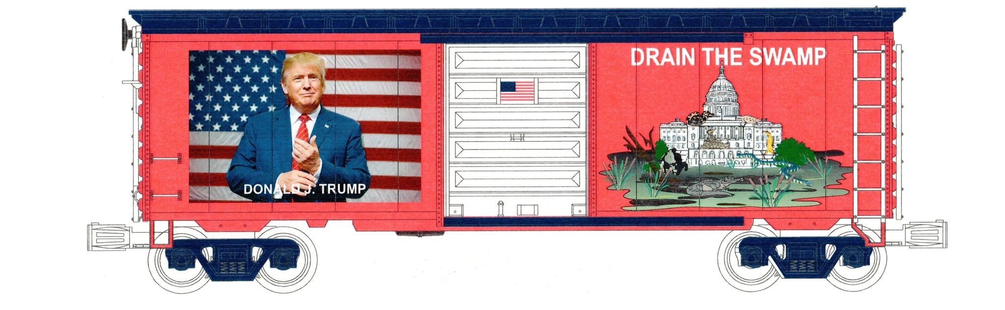 Donald J. Trump (Drain the Swamp) Box Car image