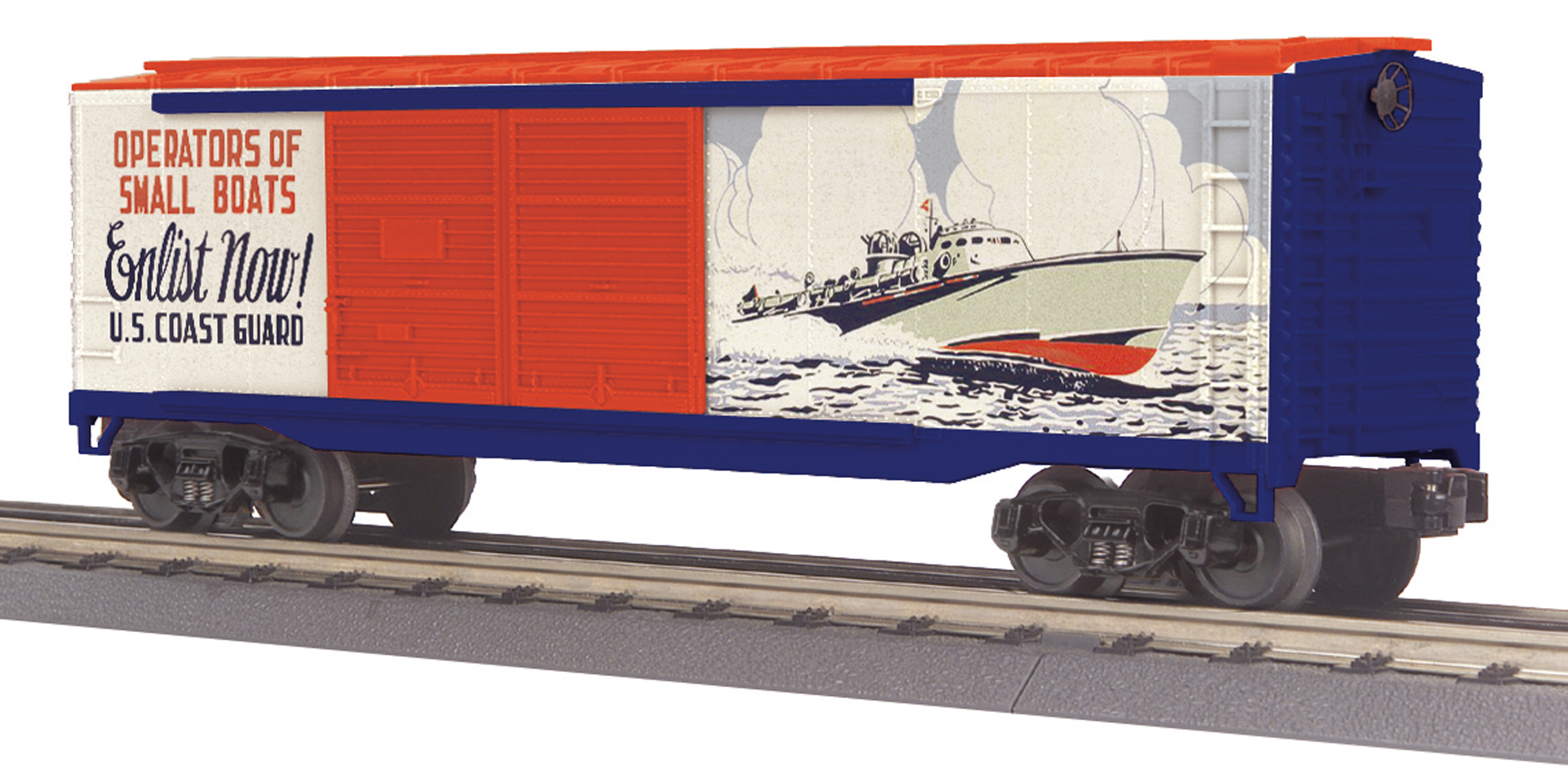 U.S. Coast Guard (Recruitment Poster) 40' Double Door Box Car image