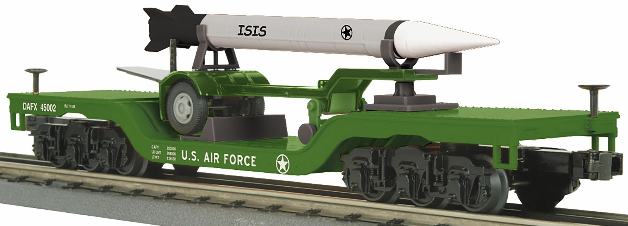 Dep. Center Flat Car w/Rocket Load - U.S. Air Force (ISIS) image
