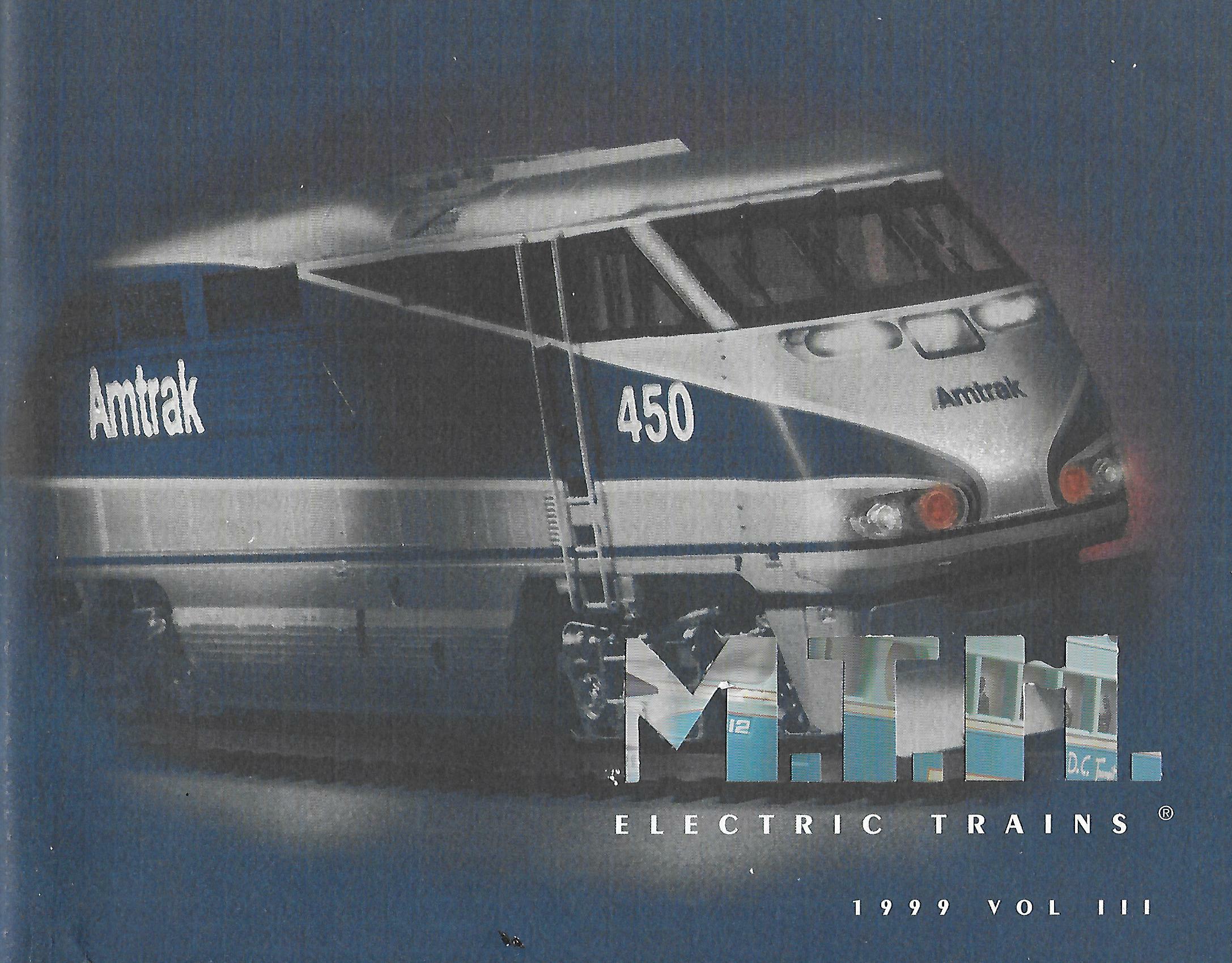 MTH 1999 Volume III – AEM-7 Catalog image