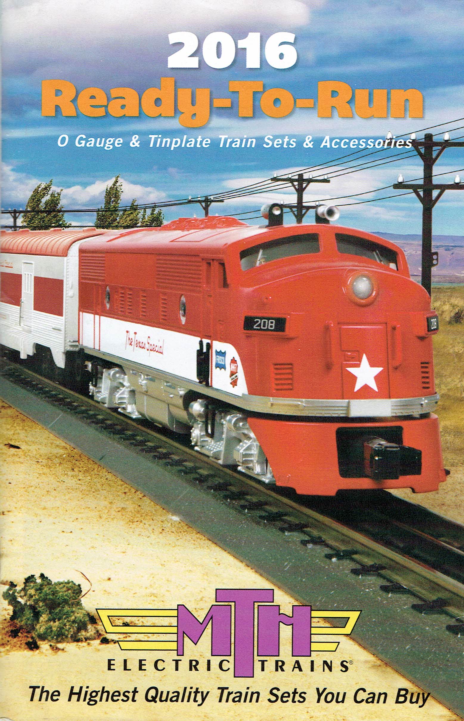 MTH 2016 Ready-To-Run Train Sets & Accessories Catalog image