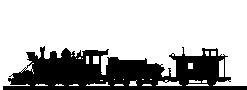 Smoking locomotive graphic image